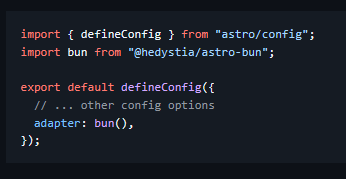 Astro Bun